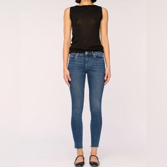 DL1961. Florence Skinny Mid Rise Instasculp Ankle Jeans. Size 25. - Picture 1 of 14